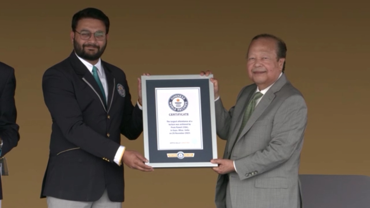 Guinness world book records2023 in Gaya Event’s 375603 Attendance